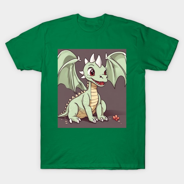 Cute baby dragon T-Shirt by Love of animals